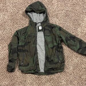 GAP Kids Green Camouflage Jacket